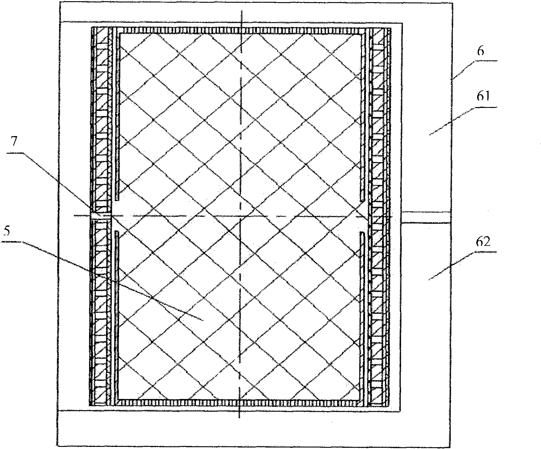 Device of titanium metal wire net cage compounded with titanium metal wire engineering bone and preparation method thereof