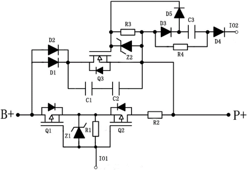 Battery discharging control circuit