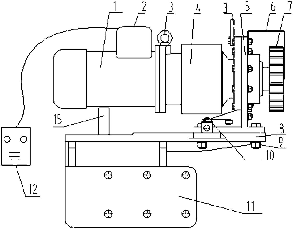 Movable wind generating set turning system and method