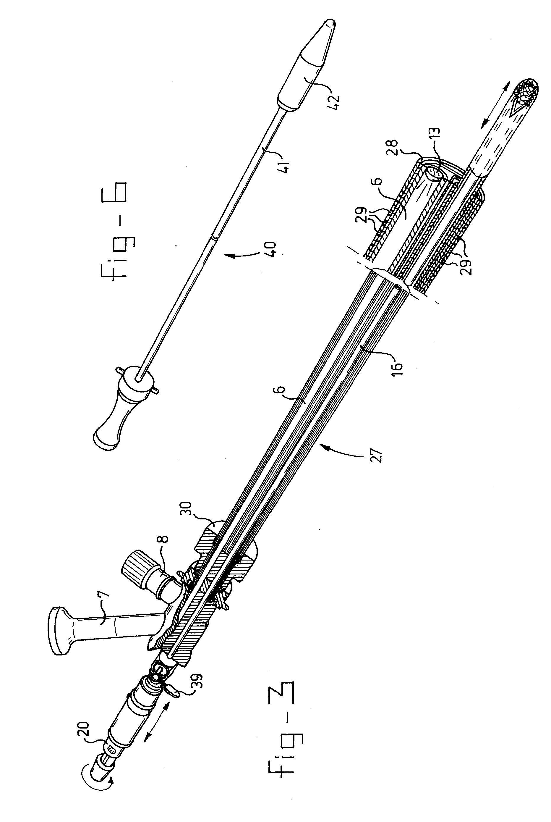 Surgical endoscopic cutting device and method for its use