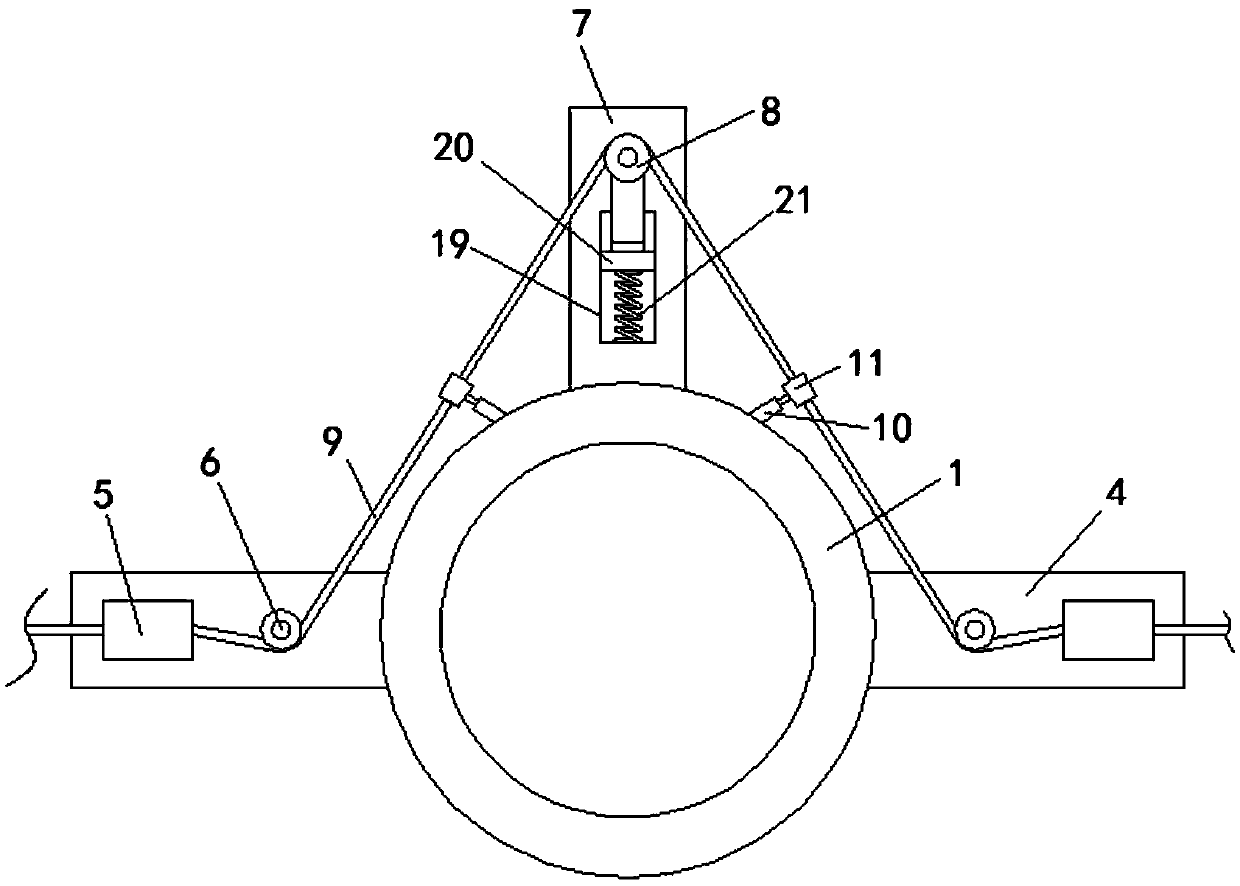 Wire-tightening device for high-voltage transformation and distribution lines