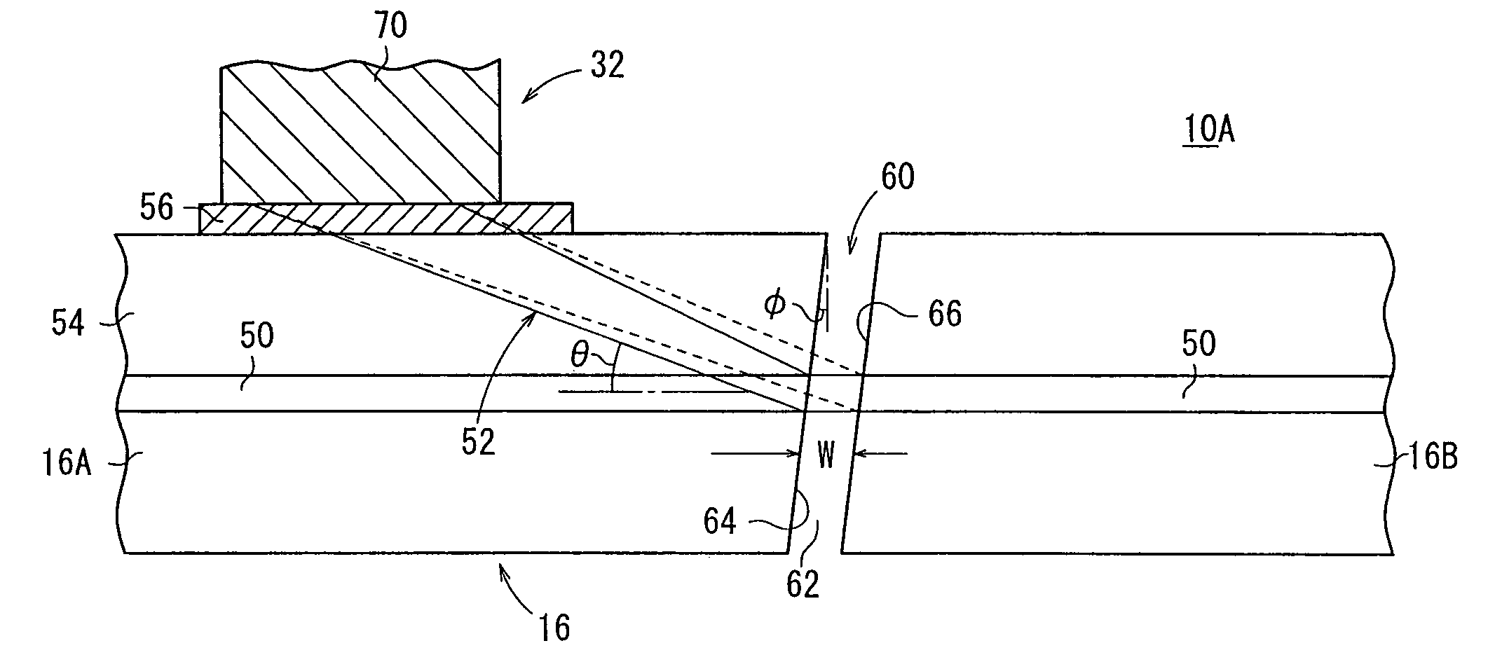 Optical device and method of producing the same