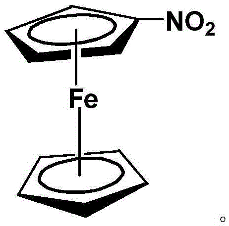 Application of beta-cyclodextrin and nitroferrocene composite solution in micro-contact printing