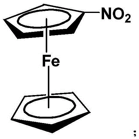 Application of beta-cyclodextrin and nitroferrocene composite solution in micro-contact printing