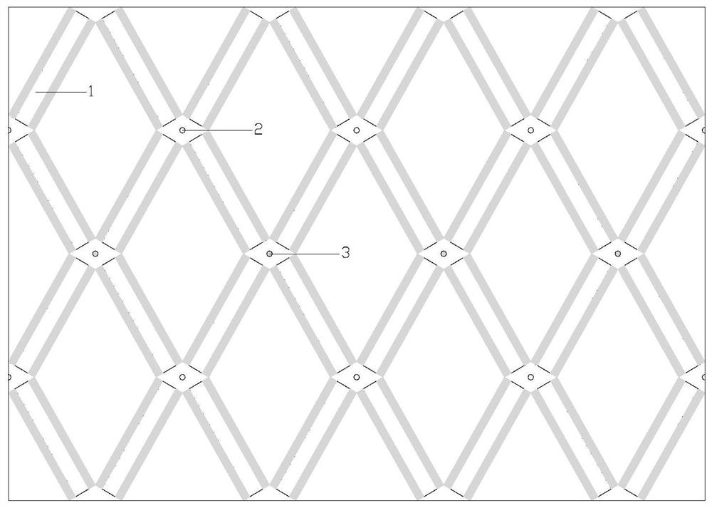 Connecting structure for collapsible loess slope support