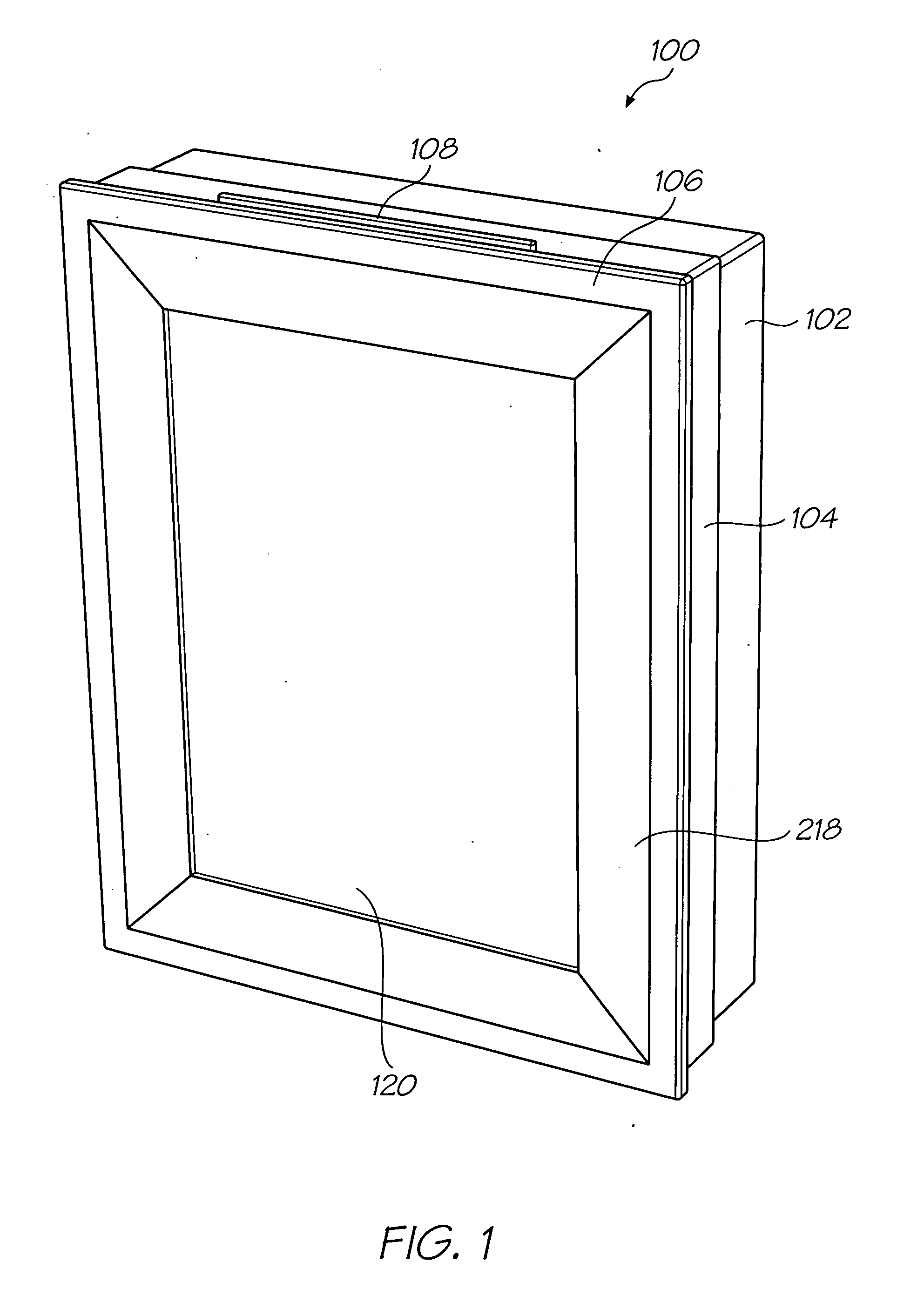Wall mountable printer with removable cartridge