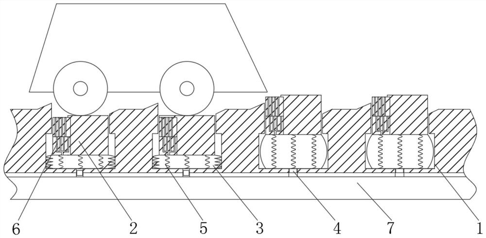 An auxiliary ventilation system for an underground garage