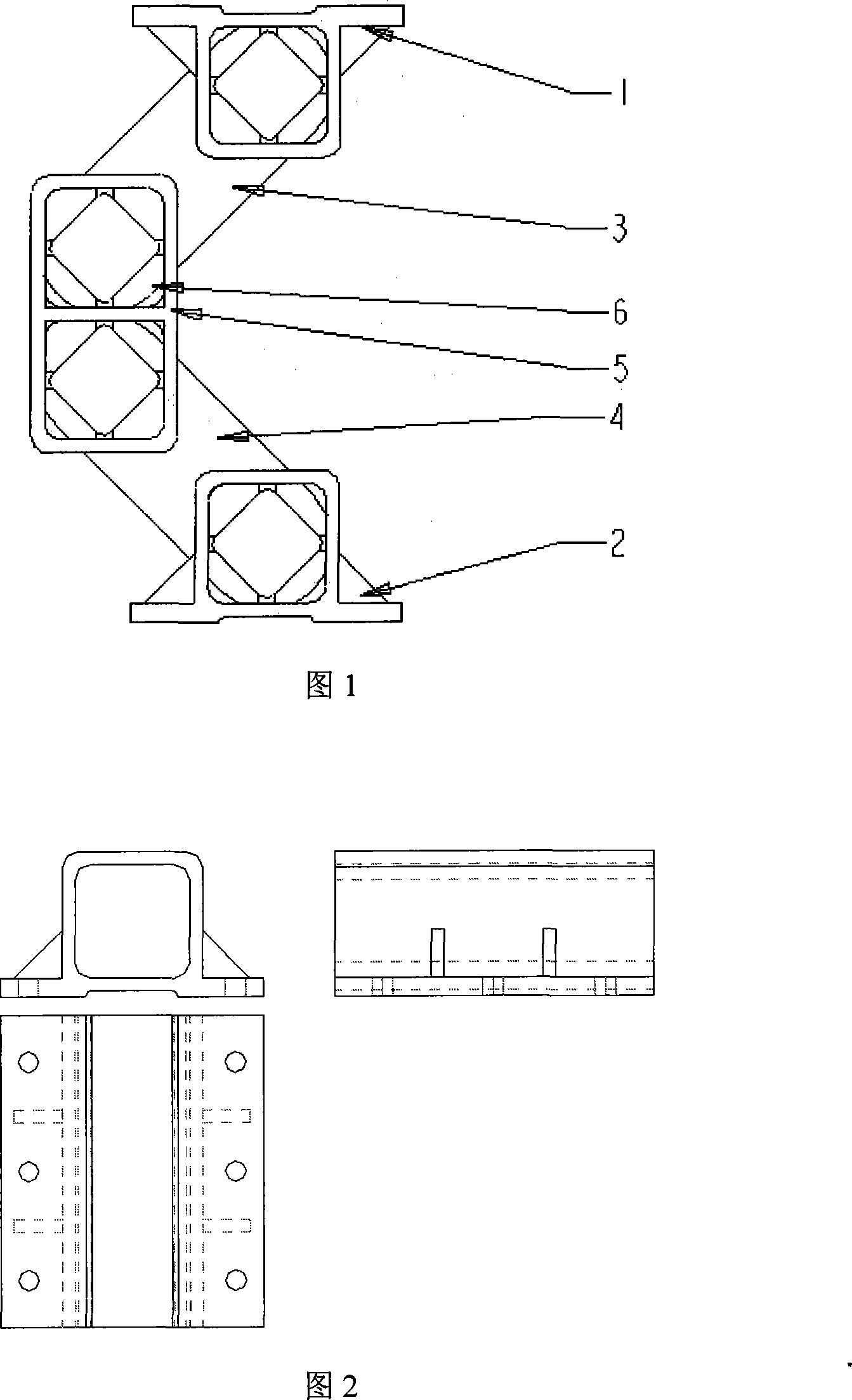 Floating rubber damping vibration attenuation device