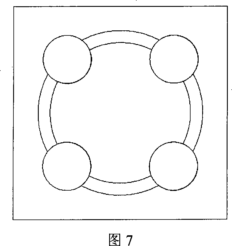 Floating rubber damping vibration attenuation device