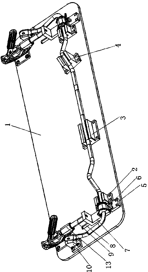 Error-proof mounting tool for rubber gasket buckle of stabilizer bar