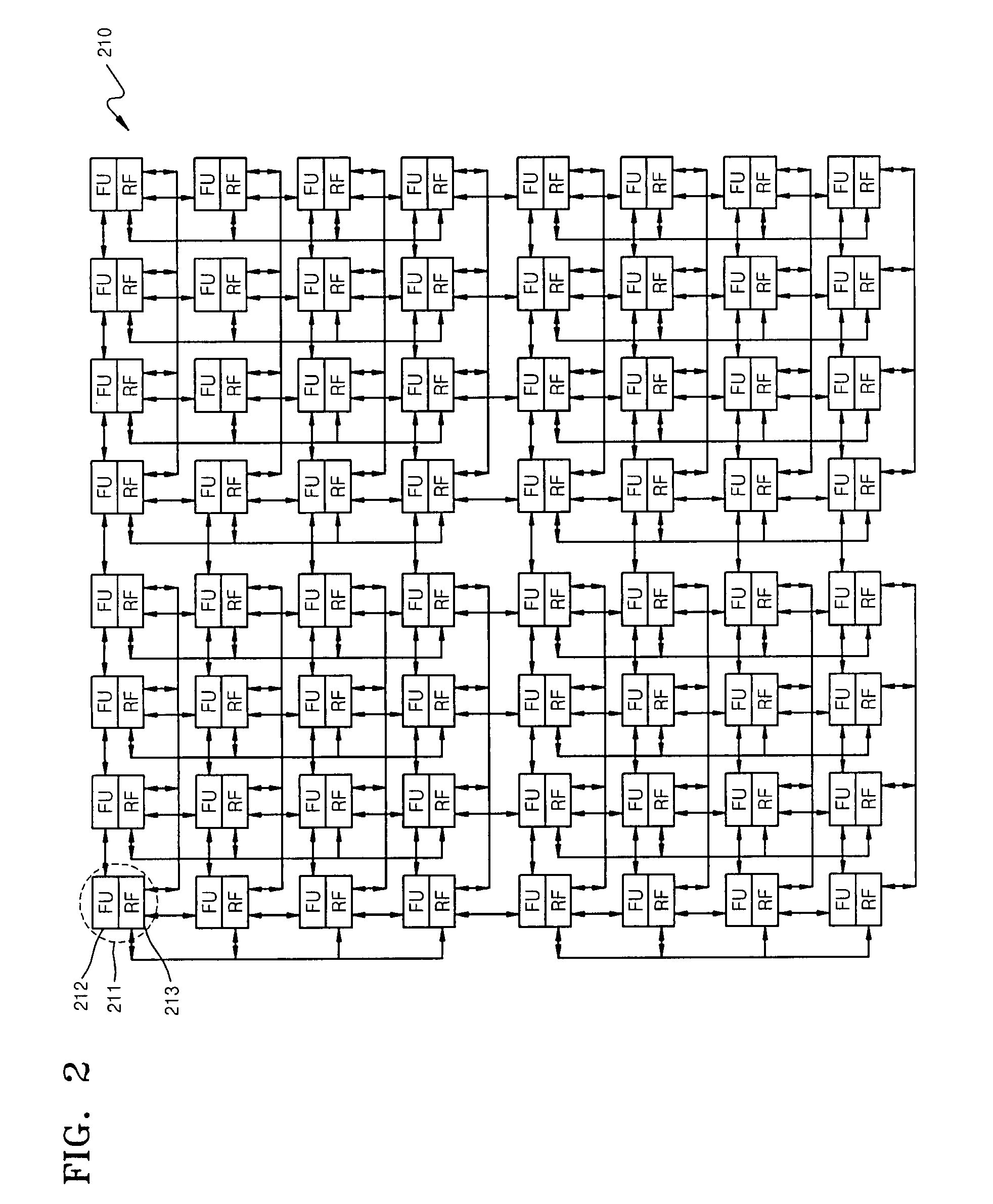 Multitasking method and apparatus for reconfigurable array