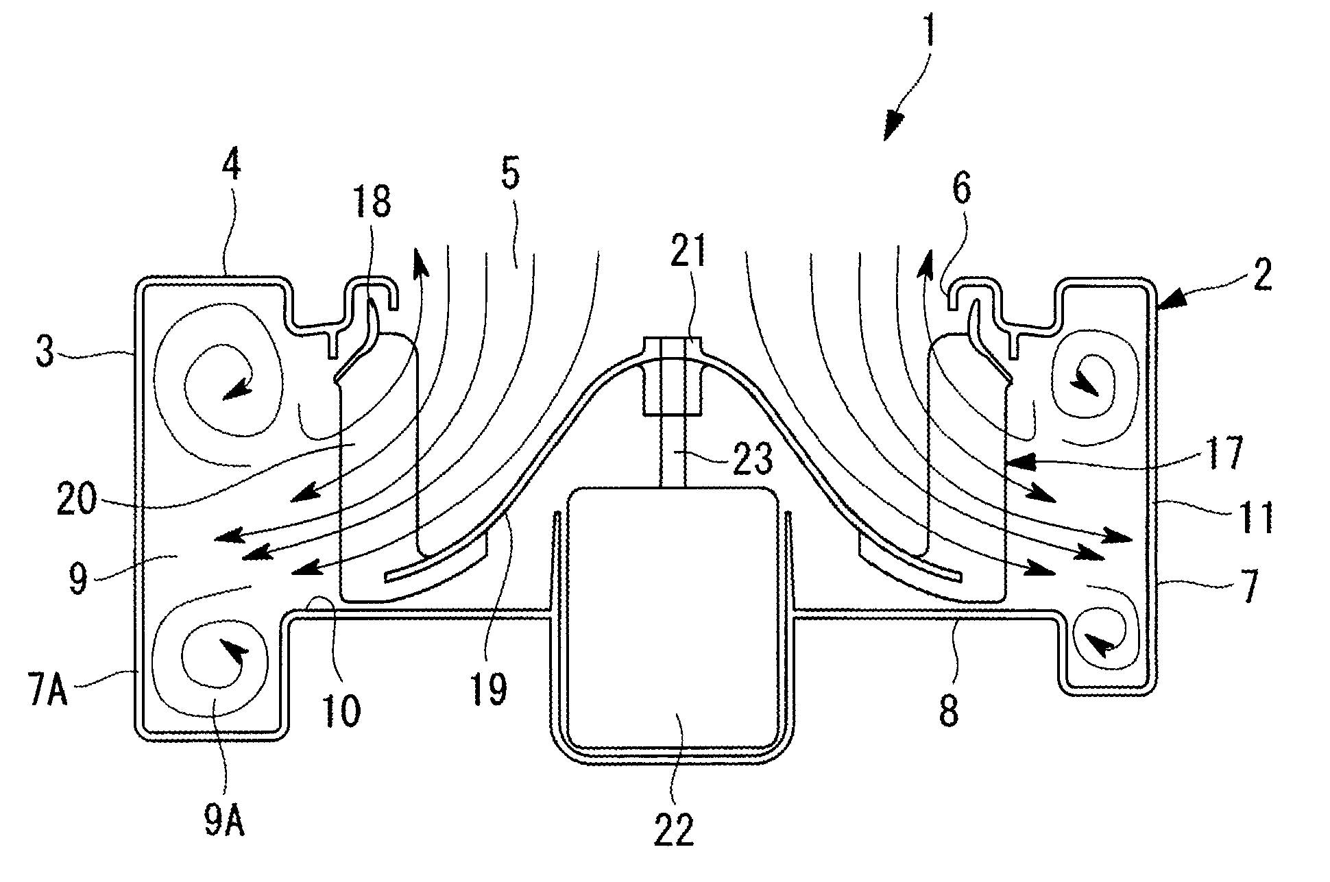 Multi-blade centrifugal fan and air conditioner employing the same