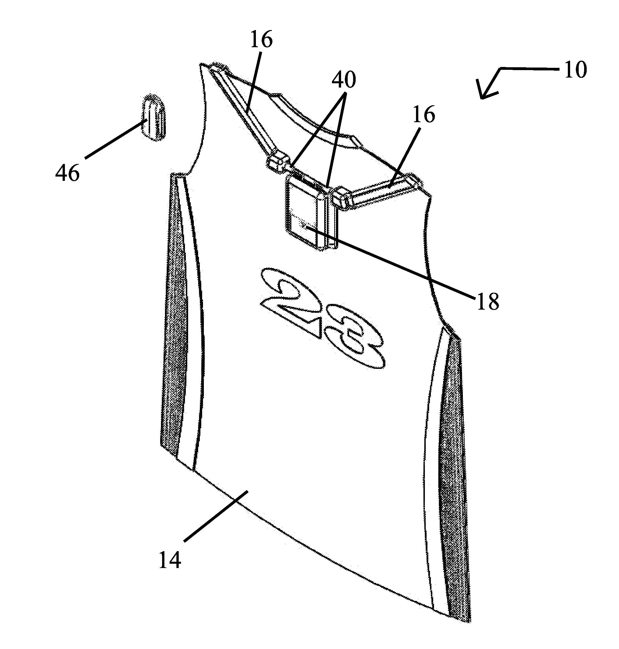 System and method for utilizing jerseys with actuated illumination devices