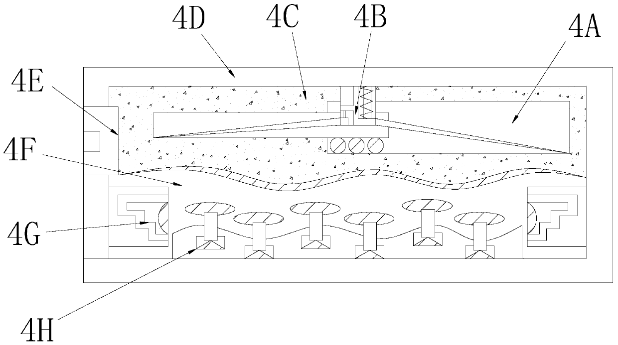 Device for sterilizing through salt drying and cyclone cold smoking based on surimi-based aquatic product processing