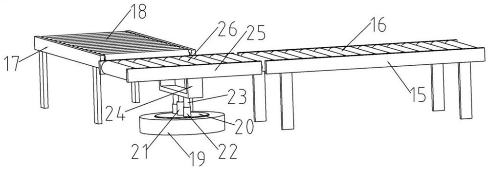 Garden waste treatment system based on novel ammonia nitrogen removal technology and process