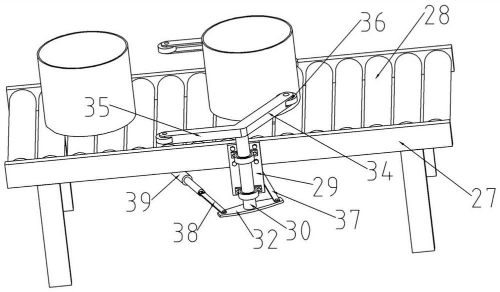 Garden waste treatment system based on novel ammonia nitrogen removal technology and process