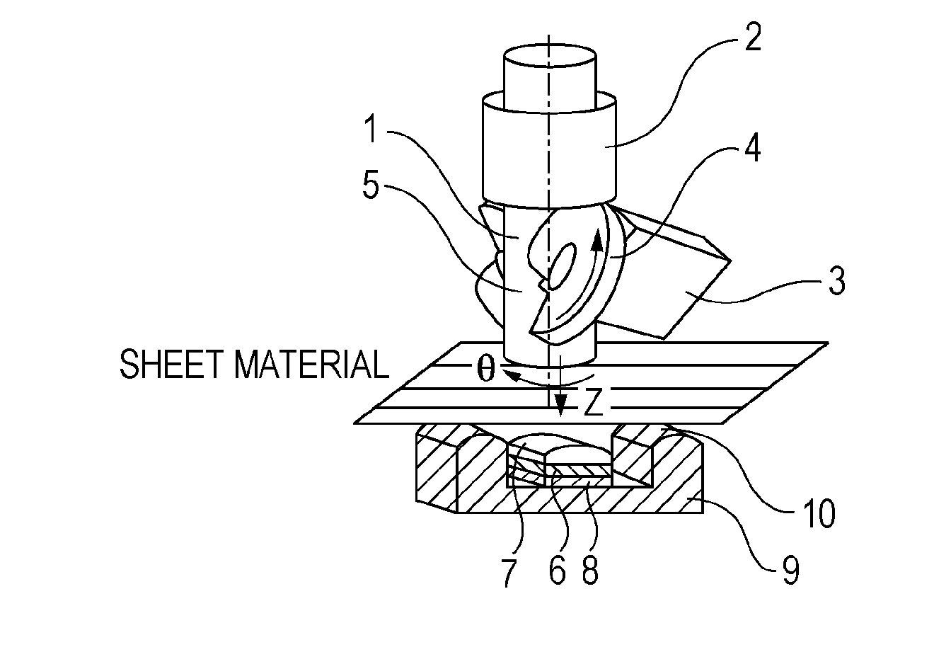 Sheet material information detection device and sheet material processing apparatus