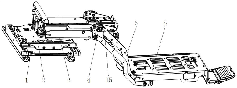 Welfare seat for automobile and its rotating and lifting seat frame