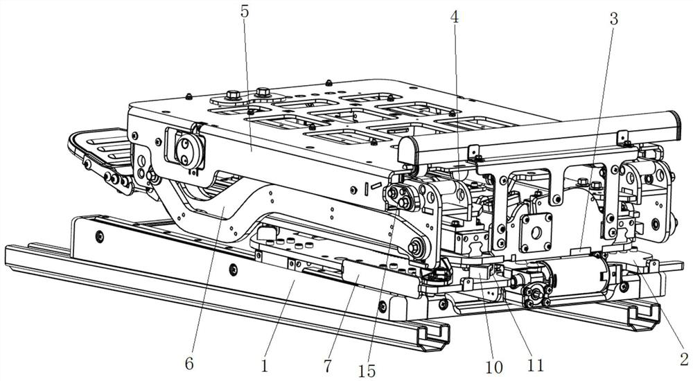 Welfare seat for automobile and its rotating and lifting seat frame