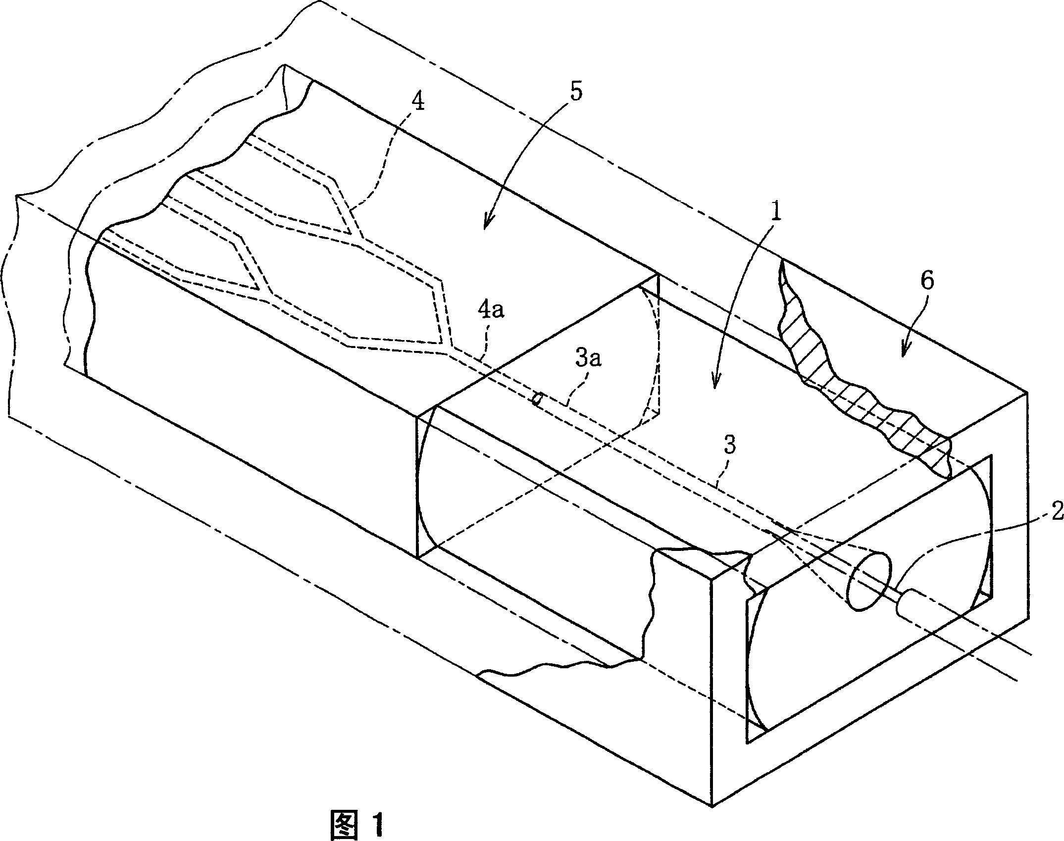 Capillary tube for holding optical fiber and connecting structure for optical component