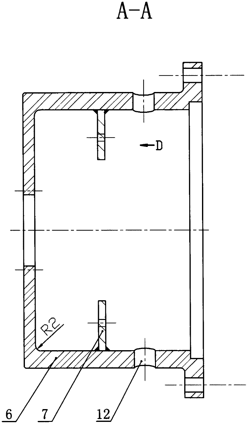 Double-coding mounting bracket for directly-connected low-speed lifter and transmission shafts