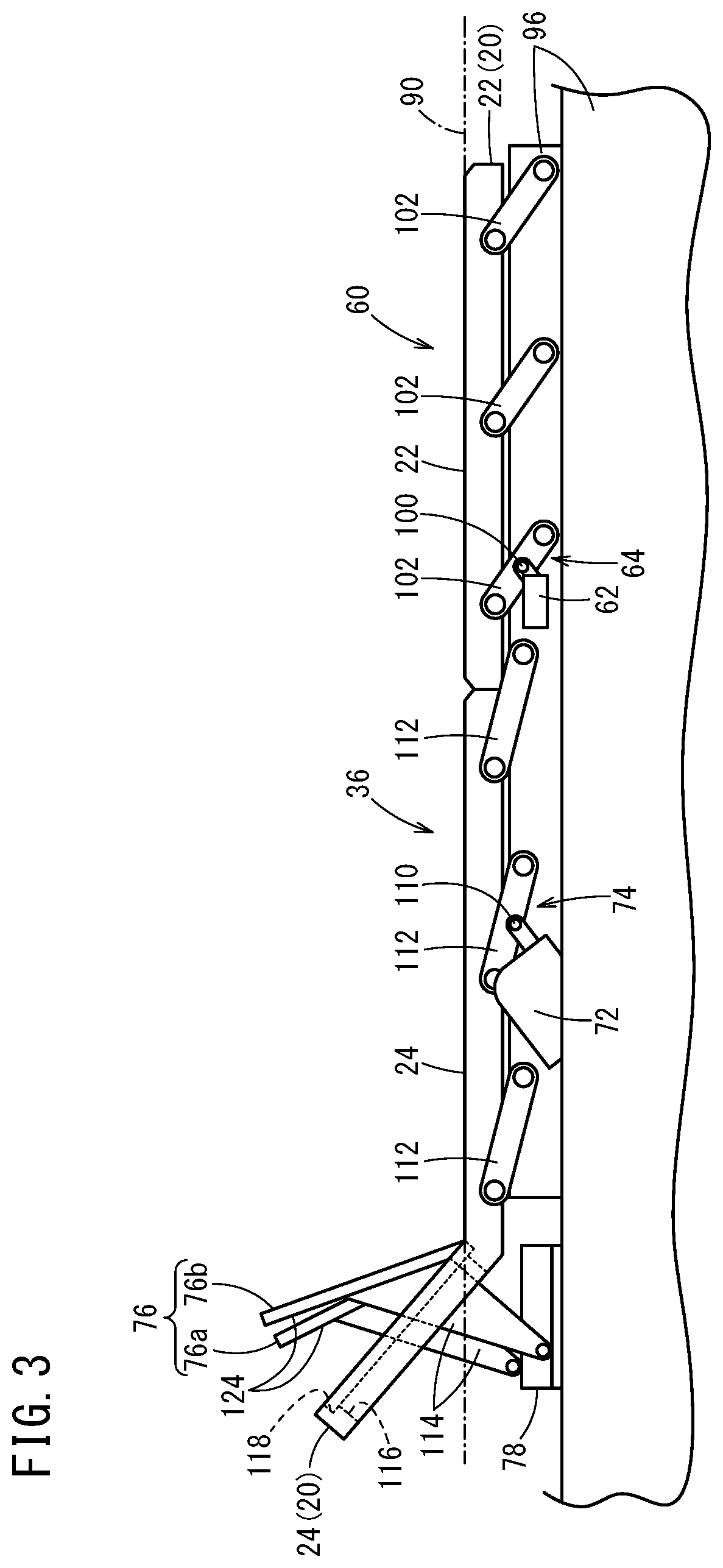 Occupant posture adjustment device and pedal device
