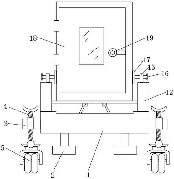 Temperature-adjustable electrical control device for tea dryer