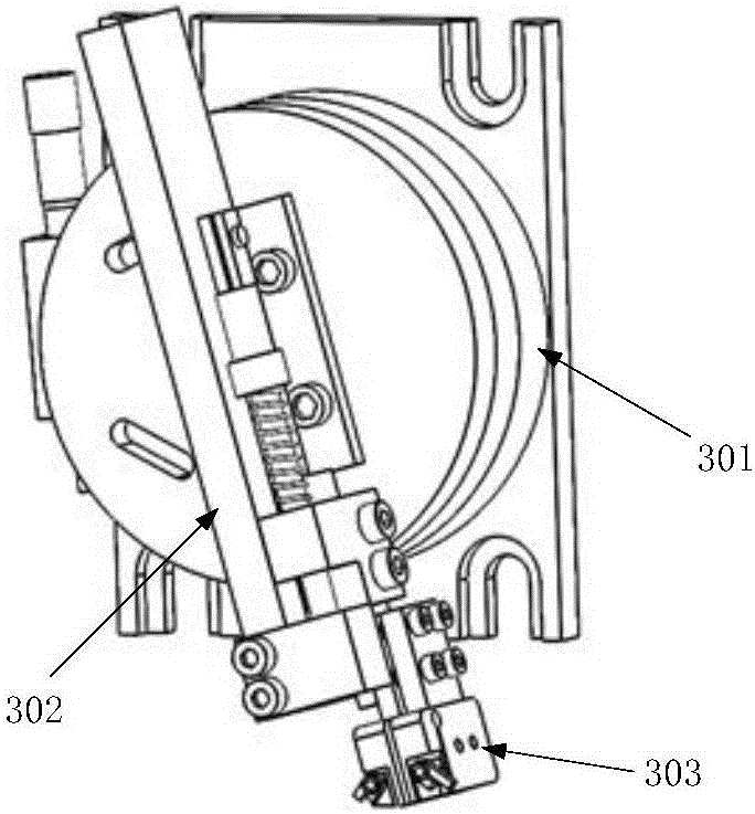 Lithium niobate wafer grinding device and grinding method with grinding pressure adjustment device