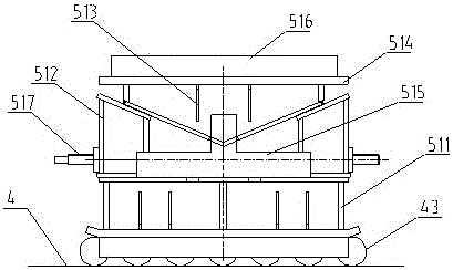 A method for moving a cantilever beam out and back to a platform as a whole