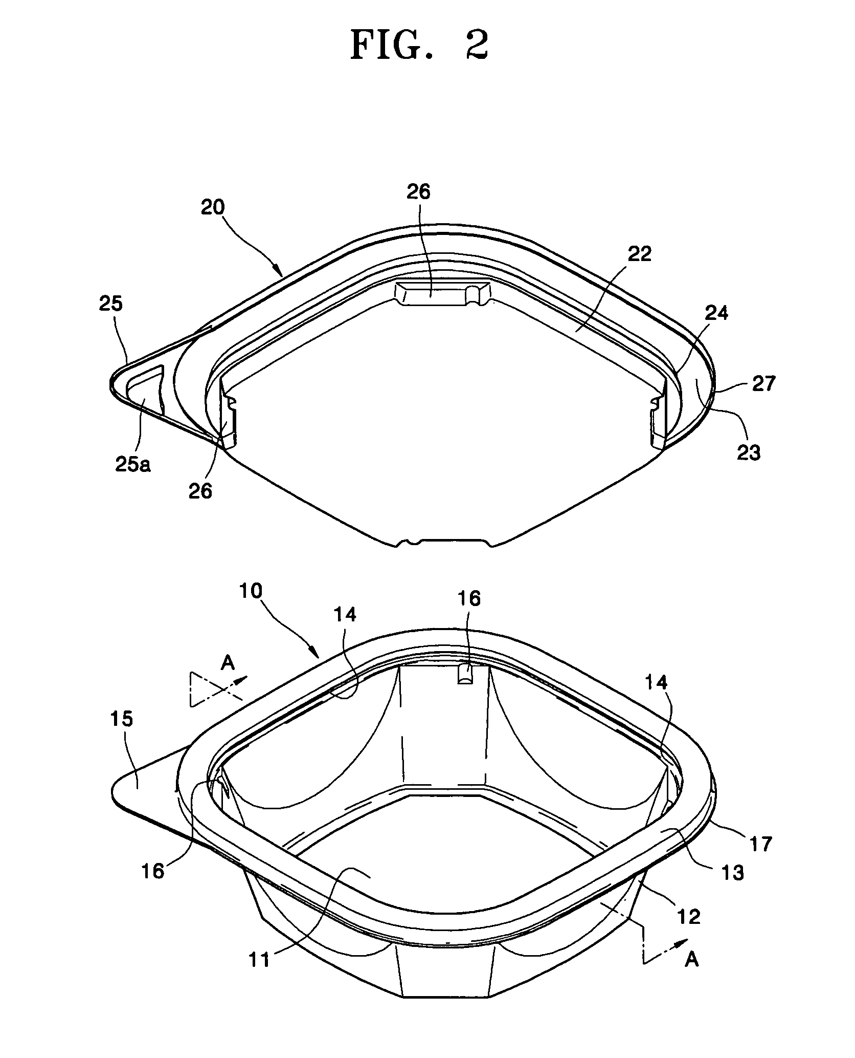 Air-tight reclosable processed food container