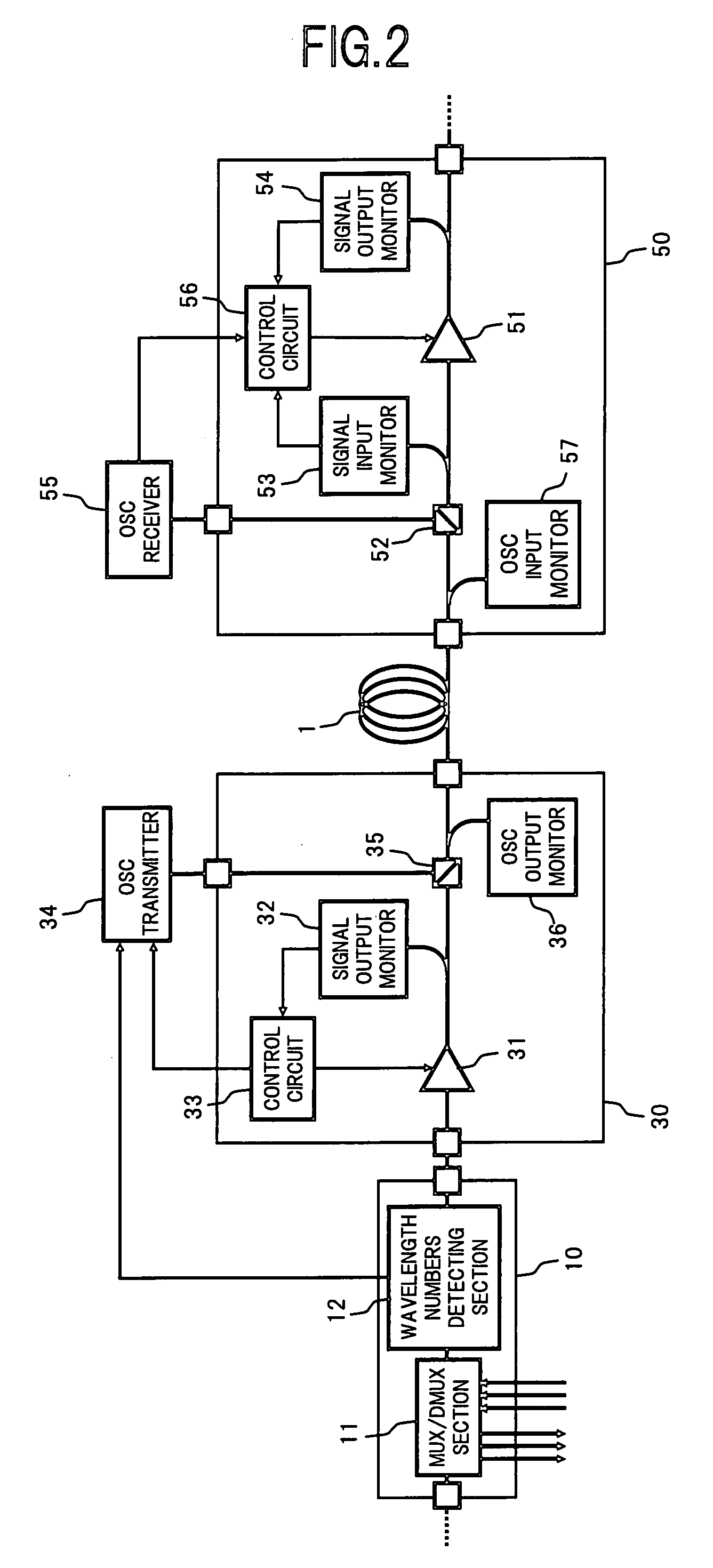 WDM optical transimission system and optical amplifying apparatus