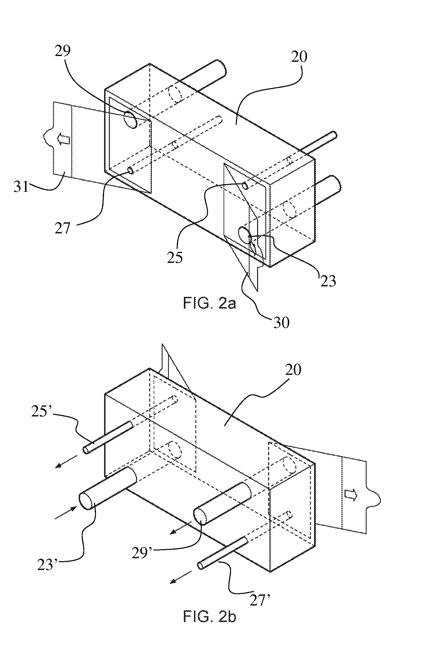 Aseptic connection of separation or reaction systems