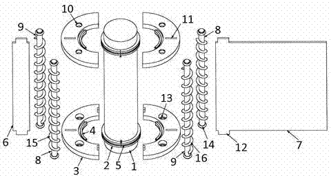 Active and passive control synergistic stand pipe vibration abatement device and method