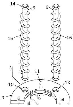 Active and passive control synergistic stand pipe vibration abatement device and method