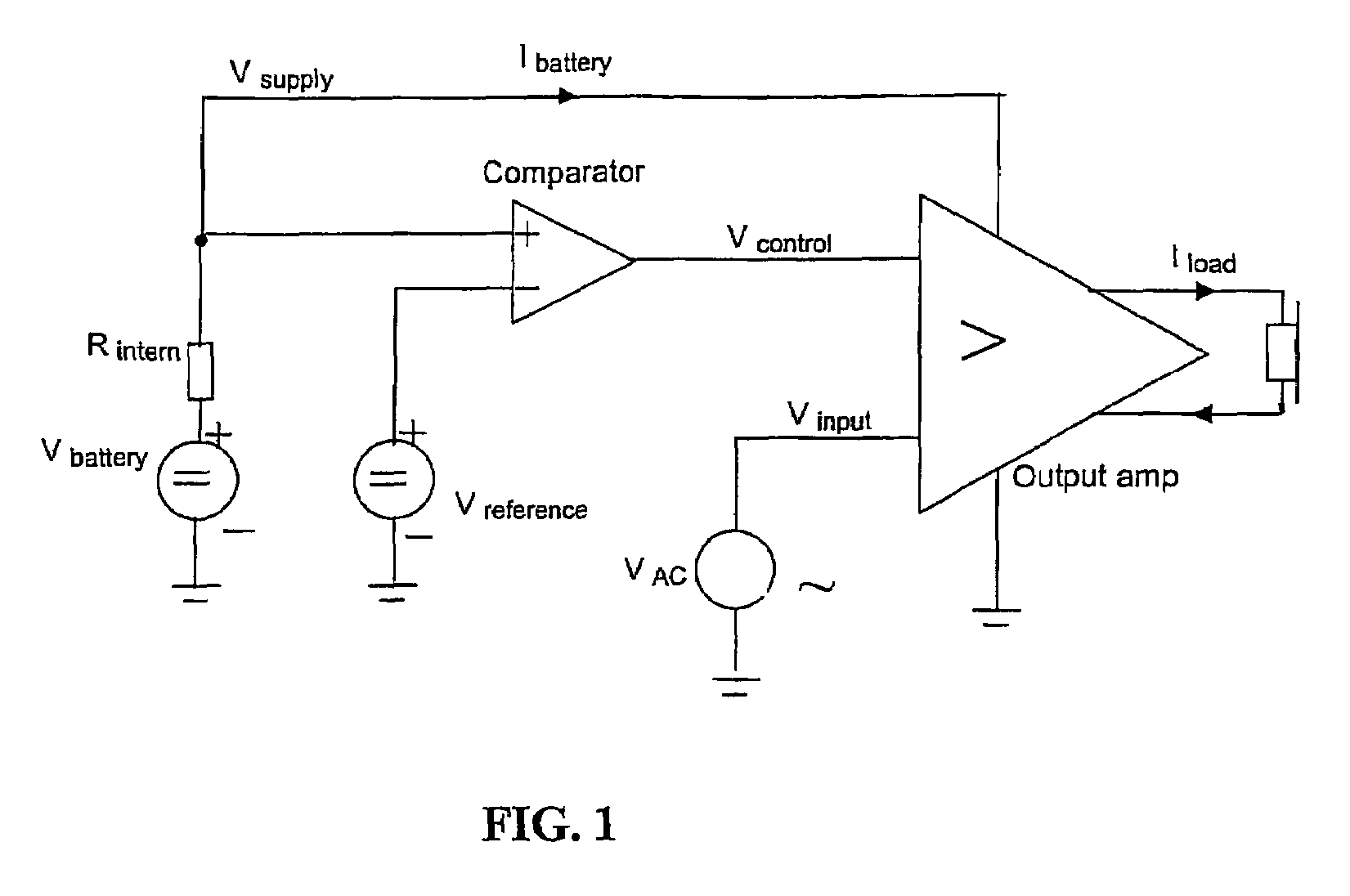 Method of current management in a battery powered device and battery powered device
