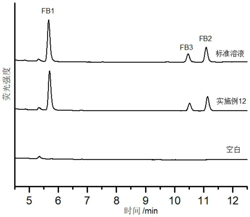 Kit for purification pretreatment of mycotoxins in grains and/or grain and oil and use method of kit