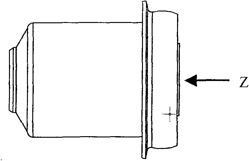 Connection liner structure of twist beam-type rear suspension