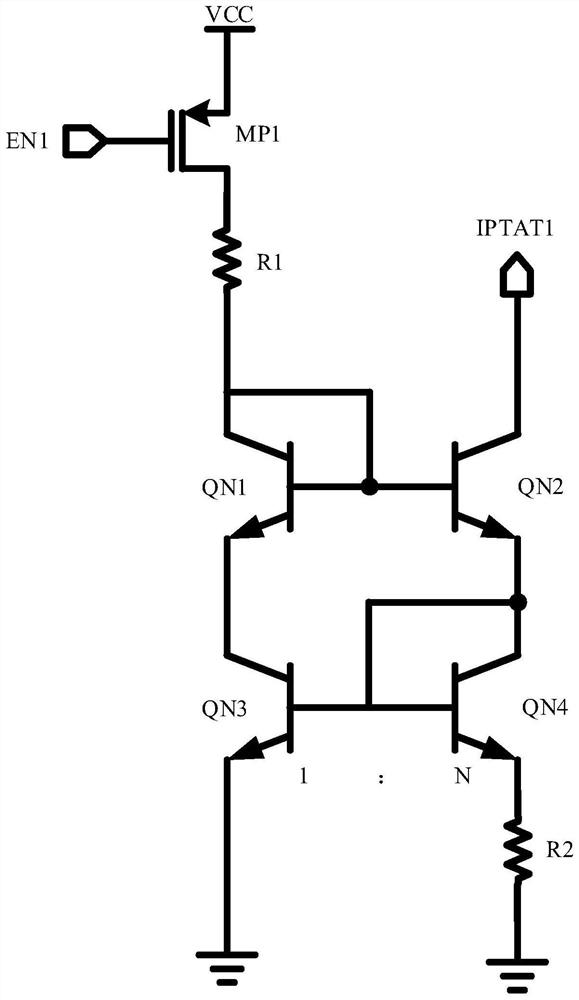 Positive temperature current generating circuit