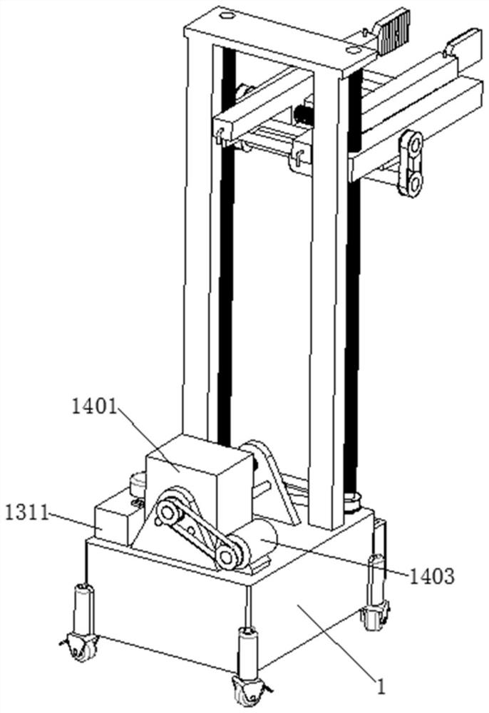 Carrying device with intelligent balance weight adjusting function and using method