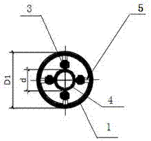 Reinforcing steel tube grouting anchor construction method applicable to retaining wall protection slope