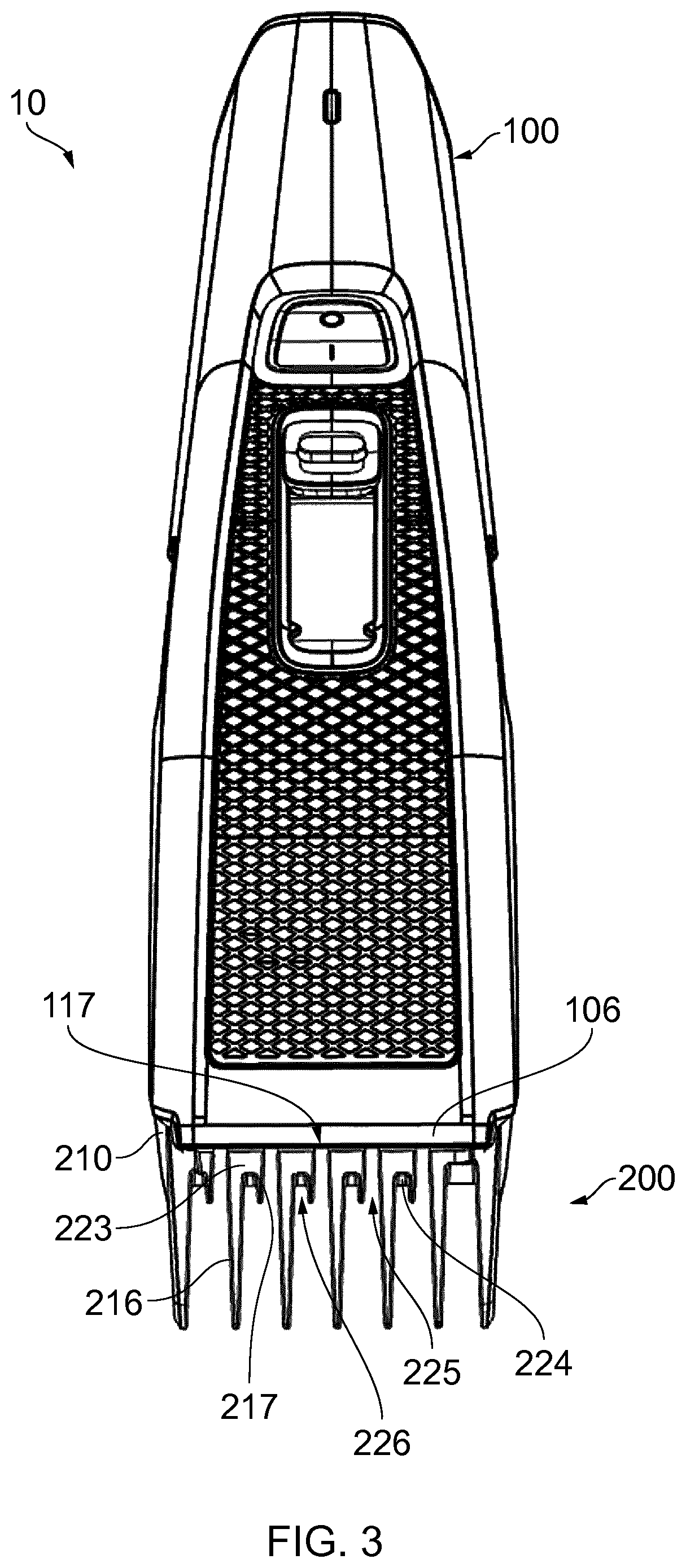 Comb for a hair clipper