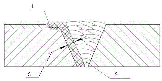 Method for welding dissimilar material welded joint of composite plate