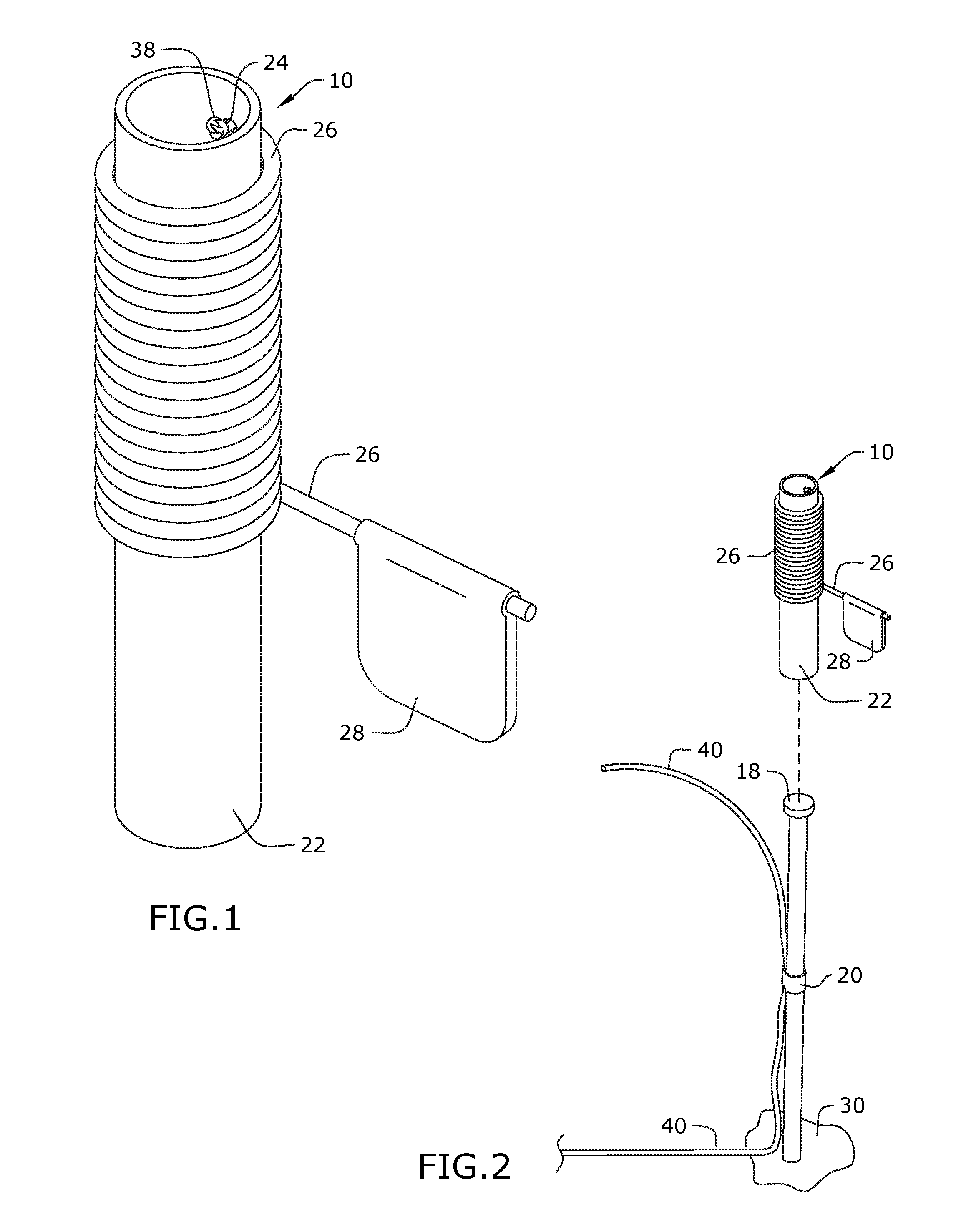 System of illuminating poured surfaces
