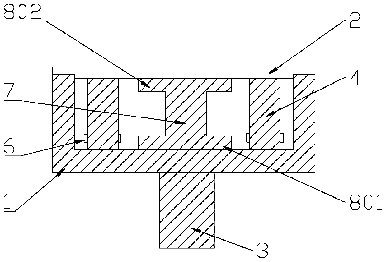 Disc type gyromagnetic longitudinal blowing vacuum arc-extinguishing chamber