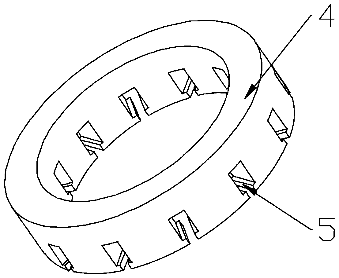 Disc type gyromagnetic longitudinal blowing vacuum arc-extinguishing chamber