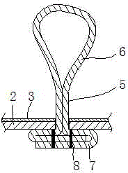 Car trunk carpet structure