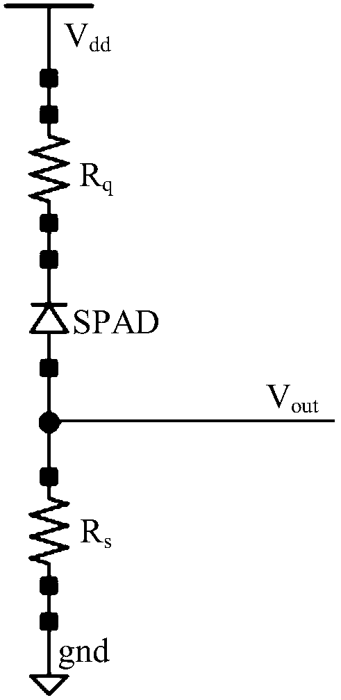 SPAD control circuit, distance sensor module and mobile terminal