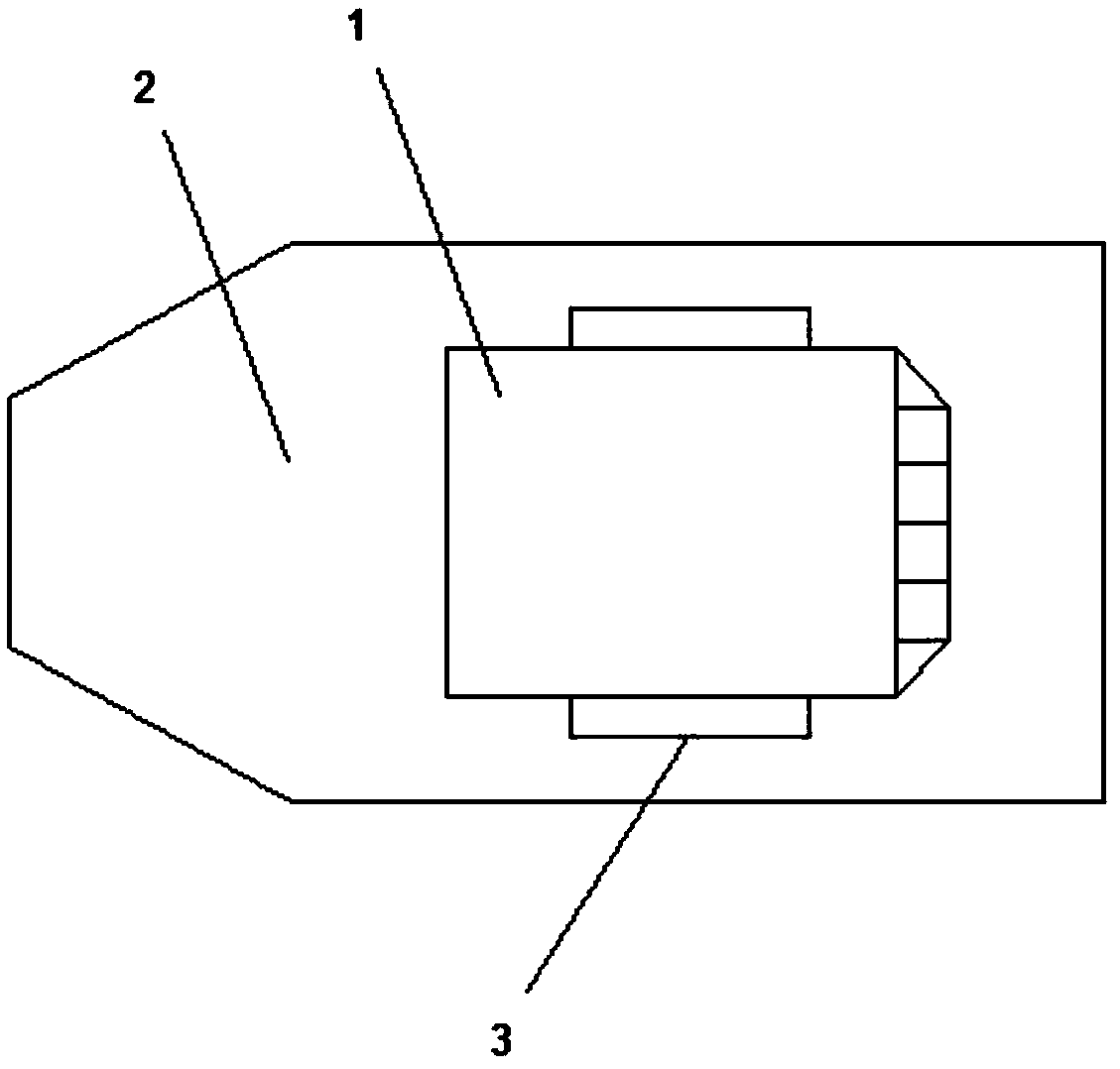 A safe ship cab structure that facilitates the opening and closing of sliding doors