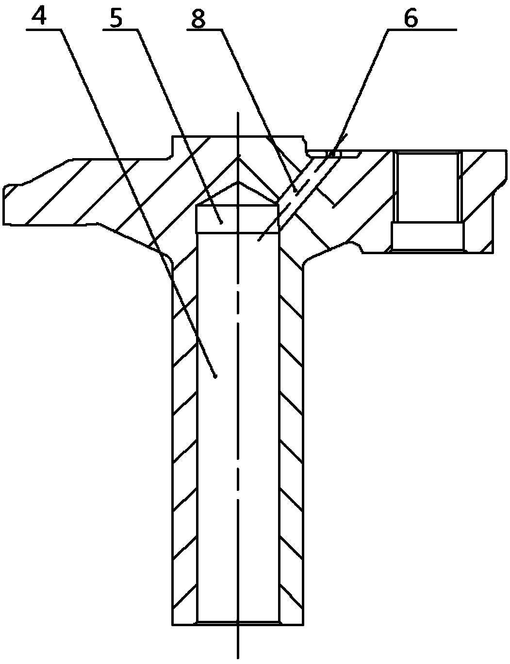 Air valve bridge with increased pilot fit length