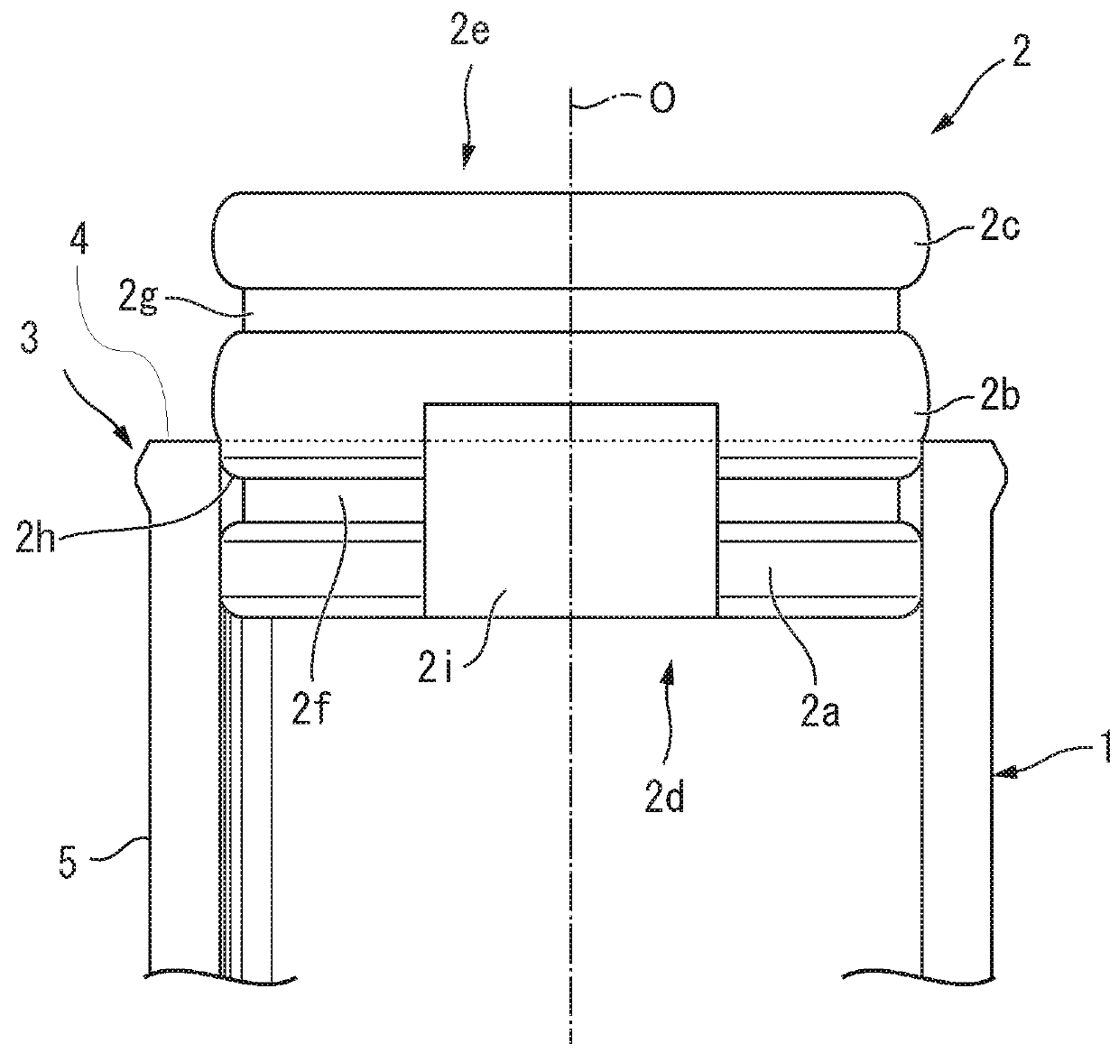 Device for sealing a vessel and method of manufacturing a sealed vessel